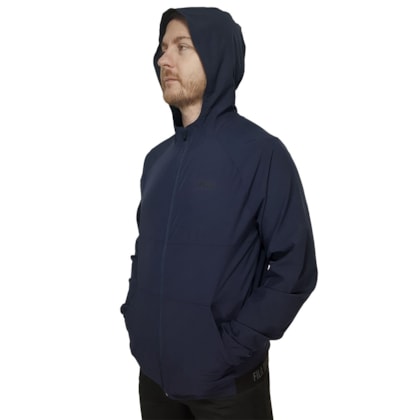 Jaqueta Corta Vento Fila Sport Com Capuz Marinho Masculino Jaqueta Corta Vento Fila Sport Com Capuz Marinho Masculino