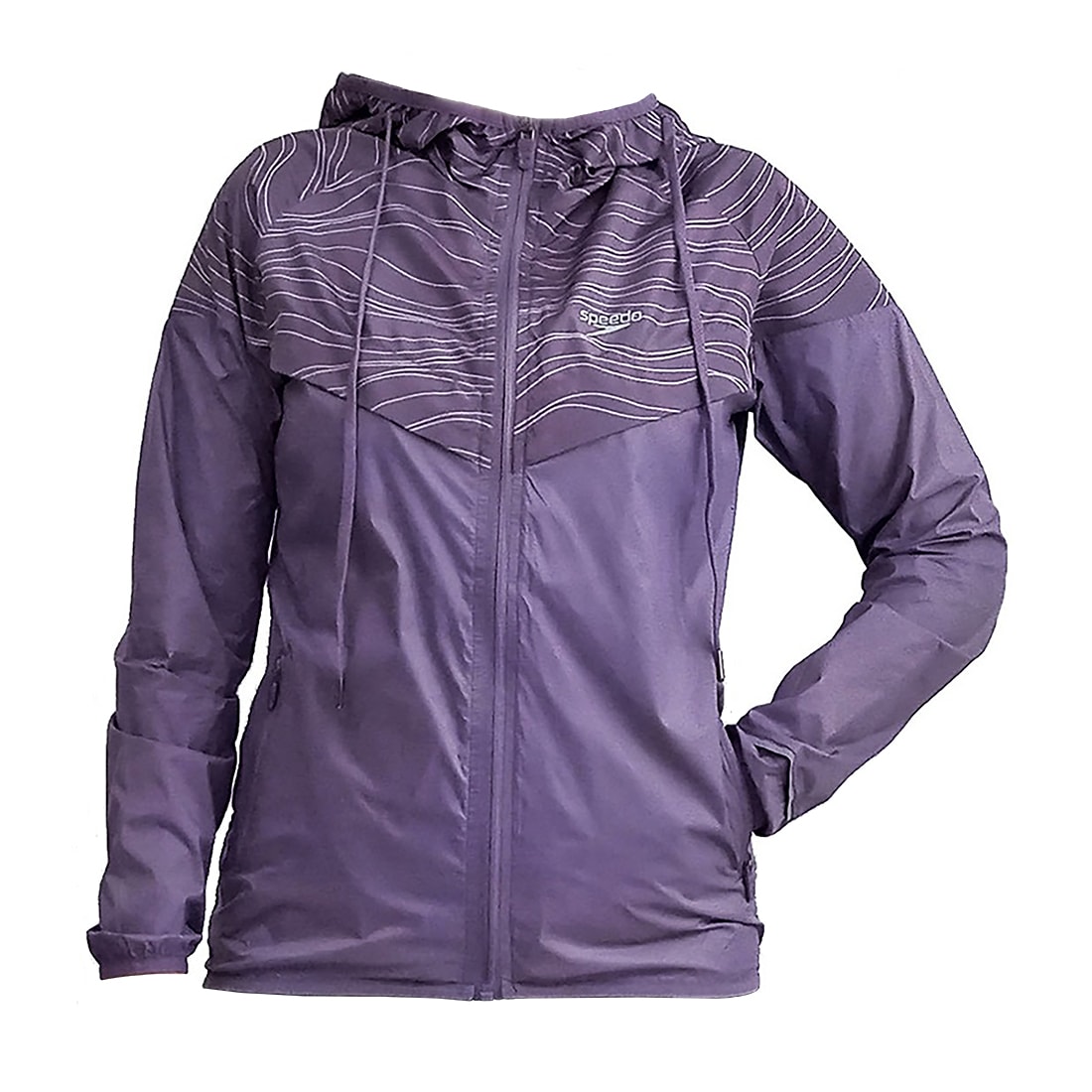 jaqueta corta vento speedo feminina