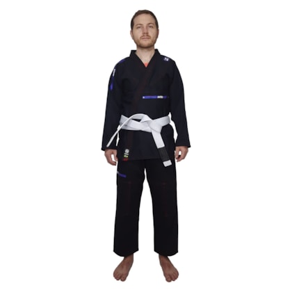 Kimono Jiu Jitsu Shiroi Inter Trançado Unissex Kimono Jiu Jitsu Shiroi Inter Trançado Unissex