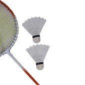 Kit Badminton Hyper Sports 2 Raquetes+2 Petecas+Capa Unissex