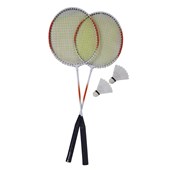 Kit Badminton Hyper Sports 2 Raquetes+2 Petecas+Capa Unissex