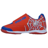 Kit Chuteira Marvel + Bola Spider Man Infantil Vermelho