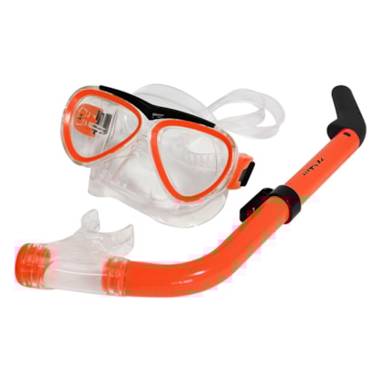Kit de Mergulho Infantil Tinos Poker Snorkel + Mascara