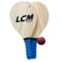 Kit Frescobol LCM Madeira 2-Raquetes+1Bola Kit Frescobol LCM Madeira 2-Raquetes+1Bola