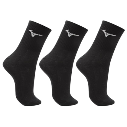 Kit Meia Mizuno Basic Cano Médio Unissex