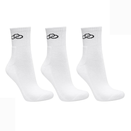 Kit Meia Olympikus Cano Médio Unissex Kit Meia Olympikus Cano Médio Unissex