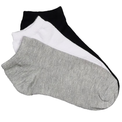 Kit Meia Selene Cano Baixo Unissex Kit Meia Selene Cano Baixo Unissex