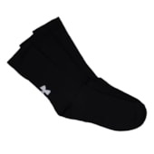 Kit Meia Under Armour Cotton Crew Cano Alto Unissex Kit Meia Under Armour Cotton Crew Cano Alto Unissex