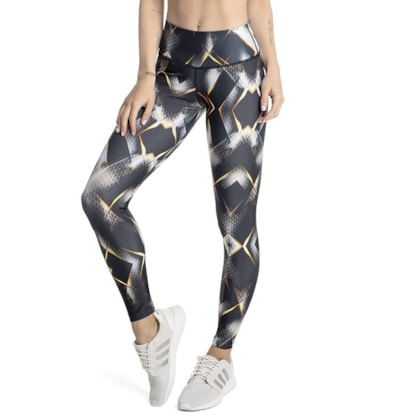 Legging Trinys Estampada 2 x 1 F-14329 Feminina