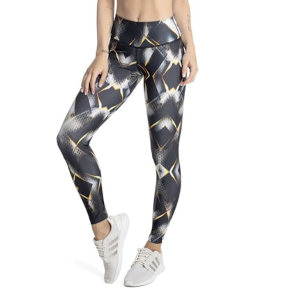 Legging Trinys Estampada 2 x 1 F-14329 Feminina Promoção Tam. M Legging Trinys Estampada 2 x 1 F-14329 Feminina Promoção Tam. M
