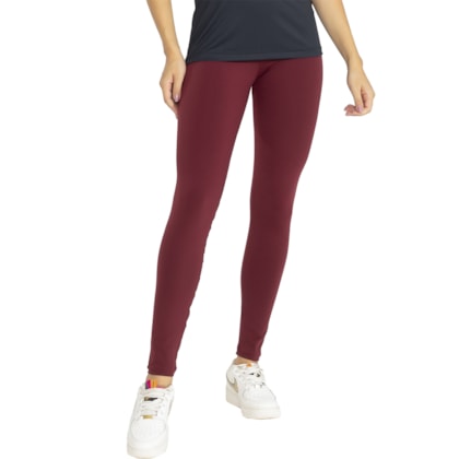 Legging Trinys High Compression A-724 Bordo Feminino