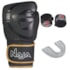 Luva Boxe Naja Black Line Kit + Bandagem + Protetor Bucal - Par