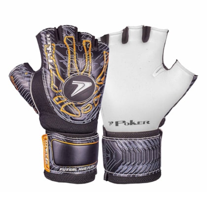 Luva de Goleiro Poker Futsal Hug Flex 4 Profissional Unissex Luva de Goleiro Poker Futsal Hug Flex 4 Profissional Unissex