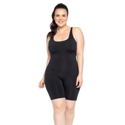 Maio Macaquinho Natação Hidro Trinys Lymph Helanca Plus Size A-808 Maio Macaquinho Natação Hidro Trinys Lymph Helanca Plus Size A-808