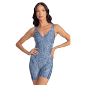 Maio Macaquinho Natação Trinys 3588 Estampado Feminino Maio Macaquinho Natação Trinys 3588 Estampado Feminino