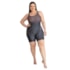 Maio Macaquinho Natação Trinys Estampado 3585 Plus Size