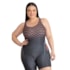 Maio Macaquinho Natação Trinys Estampado 3585 Plus Size