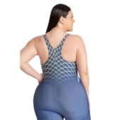 Maio Macaquinho Natação Trinys Estampado 3585 Plus Size
