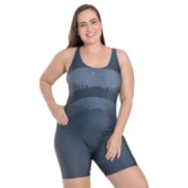 Maiô Macaquinho Trinys 3624 Estampado Plus Size SL2663 Feminino