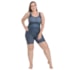 Maiô Macaquinho Trinys 3624 Estampado Plus Size SL2663 Feminino