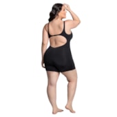 Maiô Macaquinho Trinys Com Fecho A-253 Plus Size Feminino