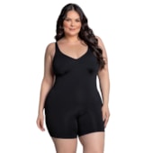 Maiô Macaquinho Trinys Com Fecho A-253 Plus Size Feminino