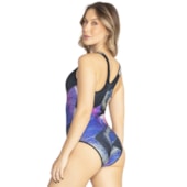 Maiô Natação Trinys Colorful Dupla Face 3545 Feminino
