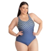 Maio Natação Trinys Estampado 3584 Plus Size