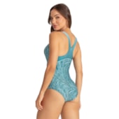 Maio Natação Trinys Estampado 3587 Com Recorte Seios Feminino Maio Natação Trinys Estampado 3587 Com Recorte Seios Feminino