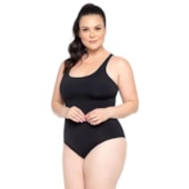 Maiô Natação Trinys Helanca A-183 Costas Nadador Plus Size Feminino