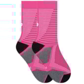 Meia Ciclista Selene Cano Longo Com Refletivo Pink Unissex