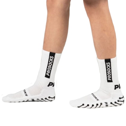 Meião Pro Socks 3/4 Ultragrip 33 ao 37 Infantil