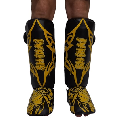 Protetor de Canela Shinai TOP CN003 Muai Thay Unissex Protetor de Canela Shinai TOP CN003 Muai Thay Unissex