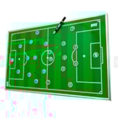 Quadro Tático de Parede Futebol Campo Kief Magnético Quadro Tático de Parede Futebol Campo Kief Magnético