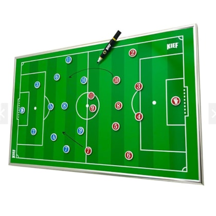 Quadro Tático de Parede Futebol Campo Kief Magnético Quadro Tático de Parede Futebol Campo Kief Magnético