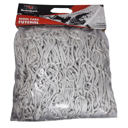Rede Futsal 3 Metros Rede Sport Fio 6mm Seda - PAR Rede Futsal 3 Metros Rede Sport Fio 6mm Seda - PAR