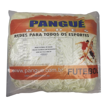 Rede Futsal Pangué Colmeia Requadro Seda Fio 4mm - Par