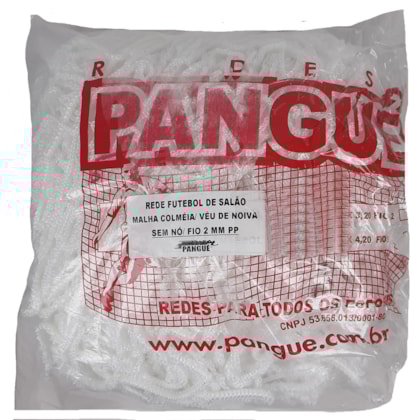 Rede Futsal Pangué Malha Colmeia Seda Fio 2mm - Par Rede Futsal Pangué Malha Colmeia Seda Fio 2mm - Par