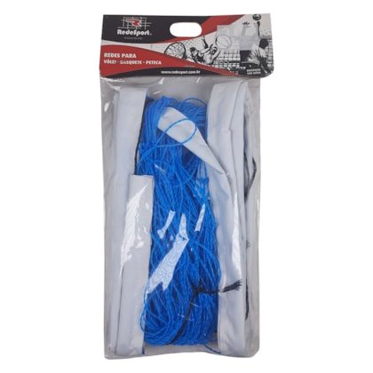 Rede Vôlei 1 Faixa Lazer Rede Sport Fio 1,5mm (4,50mt)