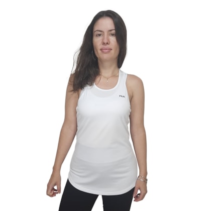 Regata Fila Basic Sports Poliéster Feminina Regata Fila Basic Sports Poliéster Feminina