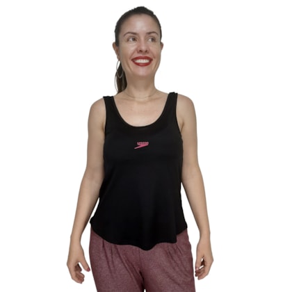 Regata Speedo Texturizada Poliamida Feminina Regata Speedo Texturizada Poliamida Feminina