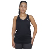 Regata Under Armour Tech Tank Preto Sepia Feminina