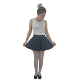 Saia Ballet Ritmus Damma Adulto 102 Rodada Com Elástico Saia Ballet Ritmus Damma Adulto 102 Rodada Com Elástico