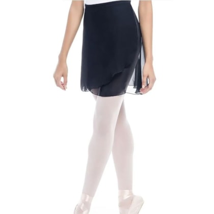 Saia Ballet Só Dança Transpassada Crepe 5173 Adulto Saia Ballet Só Dança Transpassada Crepe 5173 Adulto