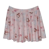Saia Ballet VYA Fit Gode Estampada Infantil Saia Ballet VYA Fit Gode Estampada Infantil