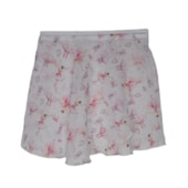 Saia Ballet VYA Fit Transpassada Estampada Infantil Saia Ballet VYA Fit Transpassada Estampada Infantil