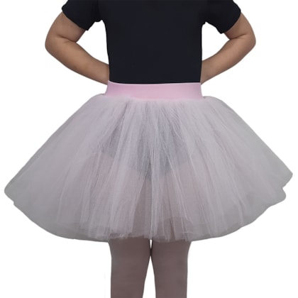 Saia Ballet Vya Fit Tule Ana Infantil Saia Ballet Vya Fit Tule Ana Infantil