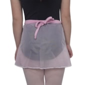 Saia Ballet Vya Fit Voal Transpassada Infantil Saia Ballet Vya Fit Voal Transpassada Infantil