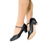Produto Sapato Dança De Salão Só Dança Napa Salto 5cm Preto CH-52 Feminino