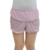 Short Ballet Aquecimento Ritmus Com Babado Jersey Infantil Short Ballet Aquecimento Ritmus Com Babado Jersey Infantil